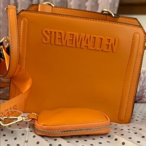 Steve Madden Bold Orange Crossbody Bag